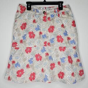 Preloved Daily Sports Women's Tan Floral Skort Size 2